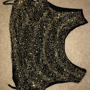 Sequins crop top